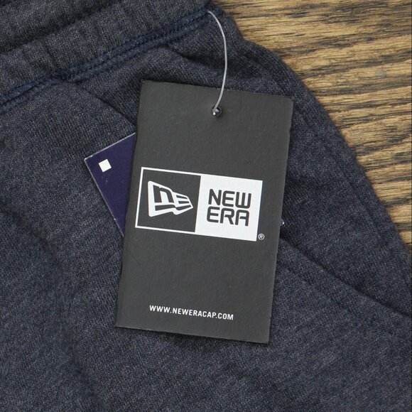 NWT Campus Lifestyle MLB Atlanta Braves Fleece Shorts CL-MLB-SHORTS S Navy Blue - Picture 3 of 4